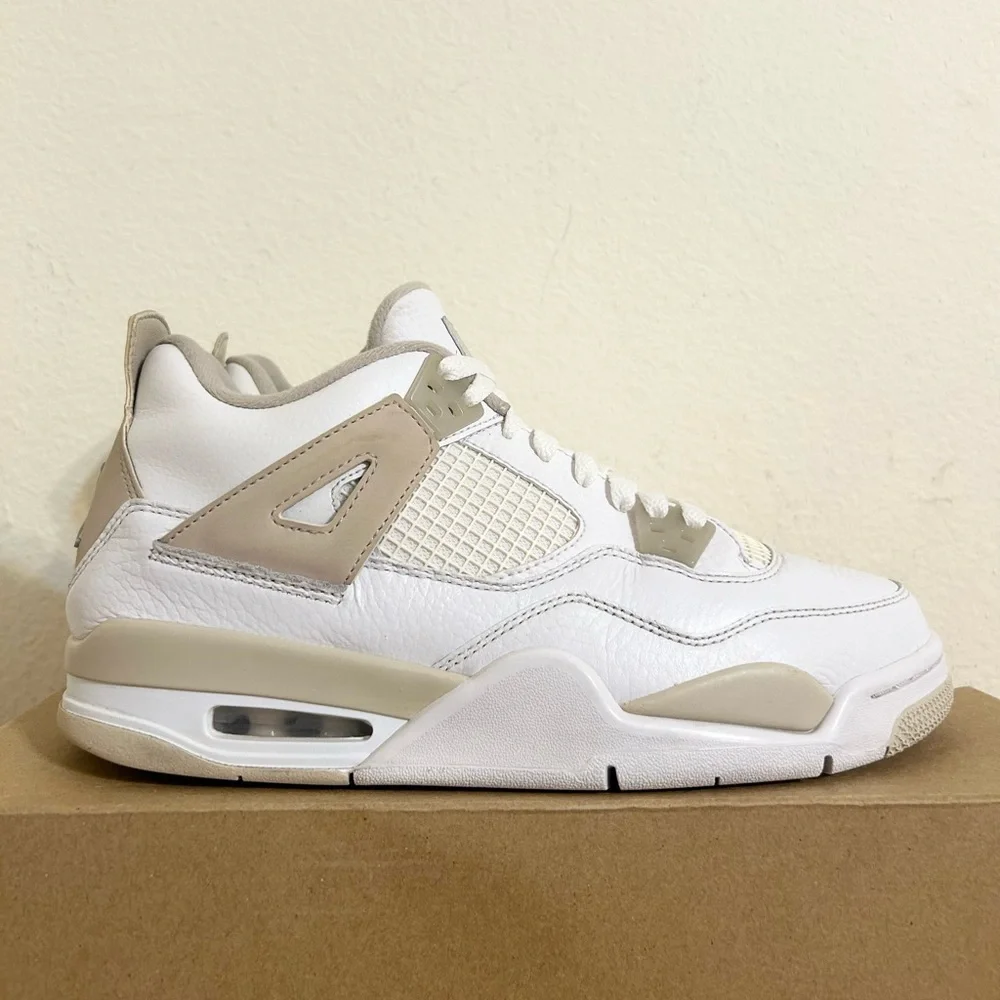AUTHENTIC RARE Jordan 4 Retro Sand size 8Y / 8 Men’s 487724-118 2017 PRE-OWNED